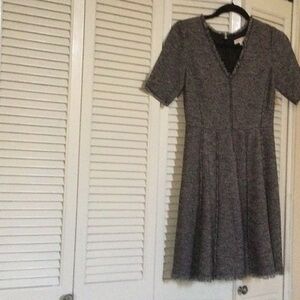 Rebecca Taylor Charcoal Mini Dress